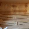 Bankbelag aus 200 mm Abachi